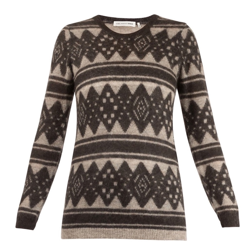 Isabel Marant Mohair Patterned Sweater (Size XS)
